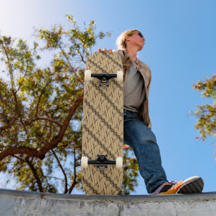 Batik Parang, Indonesisch patroon, Javaans, etnisc Persoonlijk Skateboard