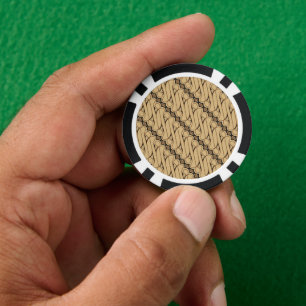 Batik Parang, Indonesisch patroon, Javaans, etnisc Poker Chips