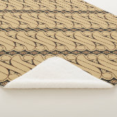 Batik Parang, Indonesisch patroon, Javaans, Etnisc Sherpa Deken (3/4)