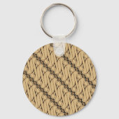 Batik Parang, Indonesisch patroon, Javaans, Etnisc Sleutelhanger (Voorkant)