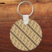 Batik Parang, Indonesisch patroon, Javaans, Etnisc Sleutelhanger (Voorkant)