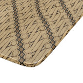 Batik Parang, Indonesisch patroon, Javaans, etnisc Snijplank (Hoek)