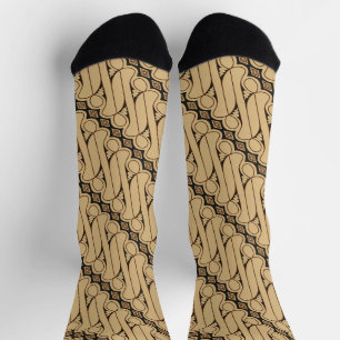 Batik Parang, Indonesisch patroon, Javaans, etnisc Sokken