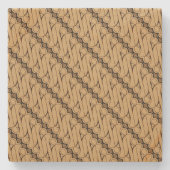 Batik Parang, Indonesisch patroon, Javaans, etnisc Stenen Onderzetter (Voorkant)