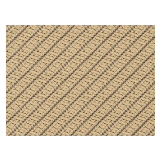 Batik Parang, Indonesisch patroon, Javaans, etnisc Tafelkleed (Voorkant (Horizontaal))