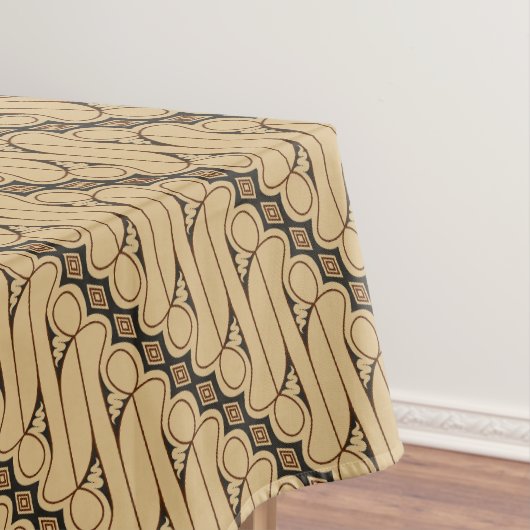 Batik Parang, Indonesisch patroon, Javaans, etnisc Tafelkleed (Voorbeeld)