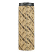 Batik Parang, Indonesisch patroon, Javaans, Etnisc Thermosbeker (Achterkant)