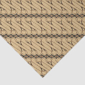 Batik Parang, Indonesisch patroon, Javaans, etnisc Tissuepapier (Detail)