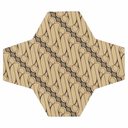 Batik Parang, Indonesisch patroon, Javaans, etnisc Voetbal (Enkel)