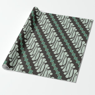 Batik Parang Yogyakarta in een modern patroon Cadeaupapier