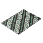Batik Parang Yogyakarta in een modern patroon Notitieboek (Linkerzijde)