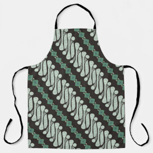 Batik Parang Yogyakarta in een modern patroon Schort