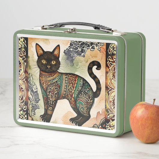 Batik Pattern, Zwarte Kat, , Antiek (In situ)