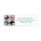 Batik Quilt Address Label (Voorkant)
