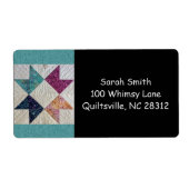 Batik Quilt Adresetiketten Etiket (Voorkant)