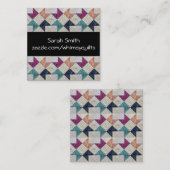 Batik Quilt Visitekaartjes (Voorkant / Achterkant)