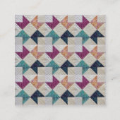 Batik Quilt Visitekaartjes (Achterkant)