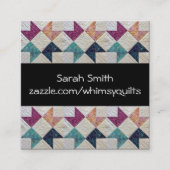 Batik Quilt Visitekaartjes (Voorkant)