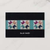 Batik Quilt Visitekaartjes (Achterkant)