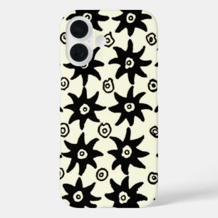  batik Stars Textielbehangpatroon iPhone 16 Hoesje