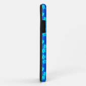 Batik Style - Shades of Blue iPhone Case (Achterkant/rechts)