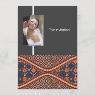 Batik Style Weddenschap Kaart