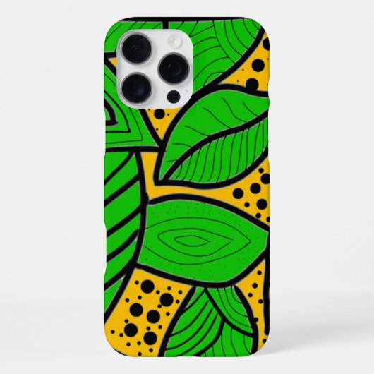 Batik Tembakau iPhone 16 Pro hoezen Hoesje (Achterkant)