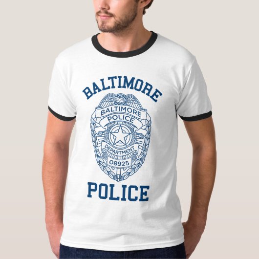 Batimore Police Maryland T-shirt (Voorkant)