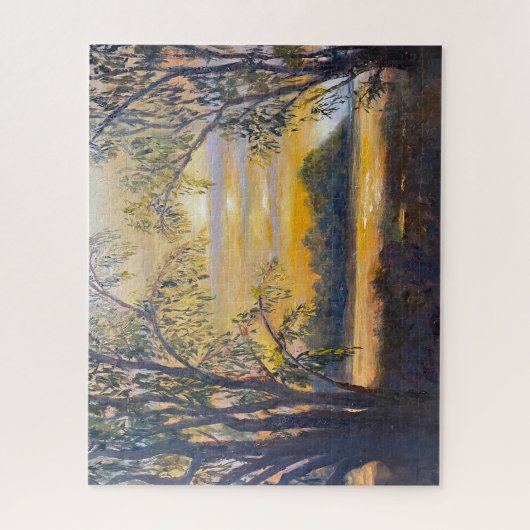 Batiquitos Lagoon bij zonsondergang Legpuzzel (Verticaal)