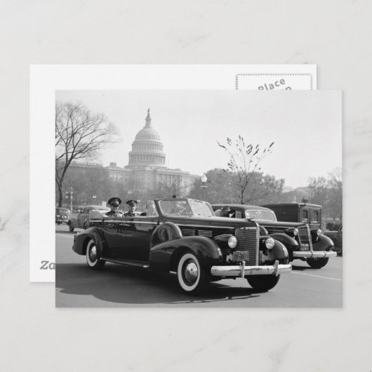 Batista kruisend met het capitol: 1938 briefkaart (Voorkant / Achterkant)