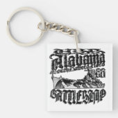 Batleship Alabama Acrylische Sleutelhanger (Voorkant)