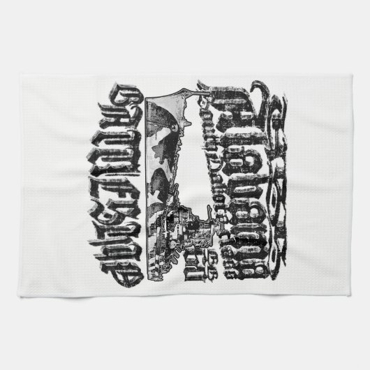 Batleship Alabama Kitchen Towelks Theedoek (Horizontaal)