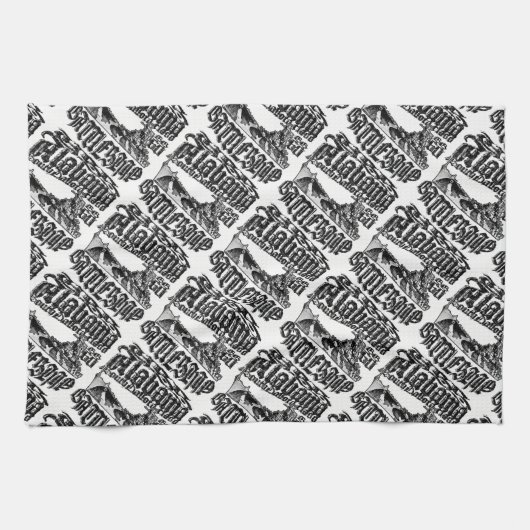 Batleship Alabama Kitchen Towelks Theedoek (Horizontaal)