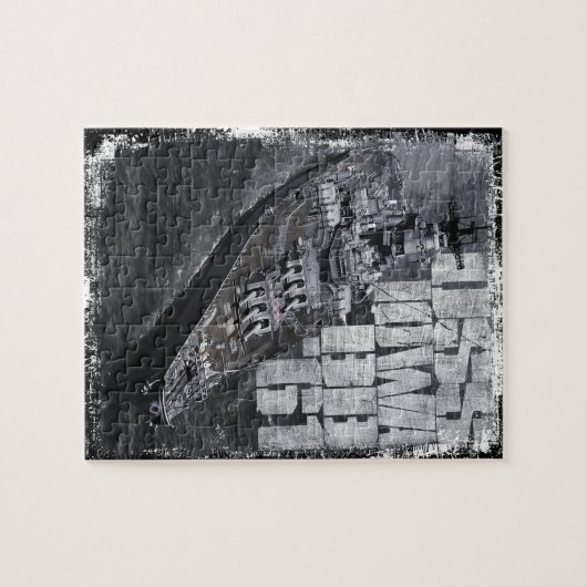 Batleship Iowa Puzzle Legpuzzel (Horizontaal)