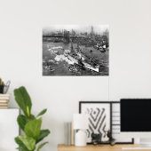 Batleship USS Arizona poster 20 x 26 inch (Thuiskantoor)