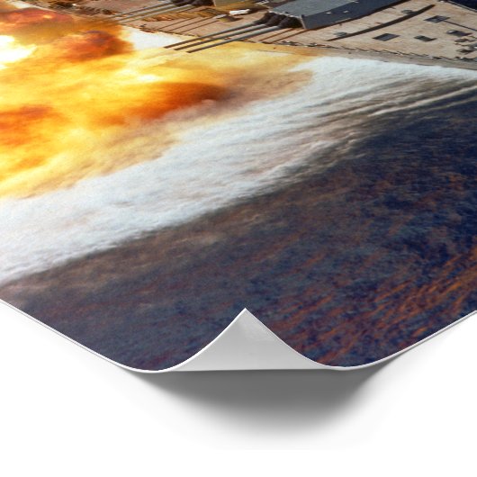 Batleship USS Iowa Broadside - 1984 Poster (Hoek)