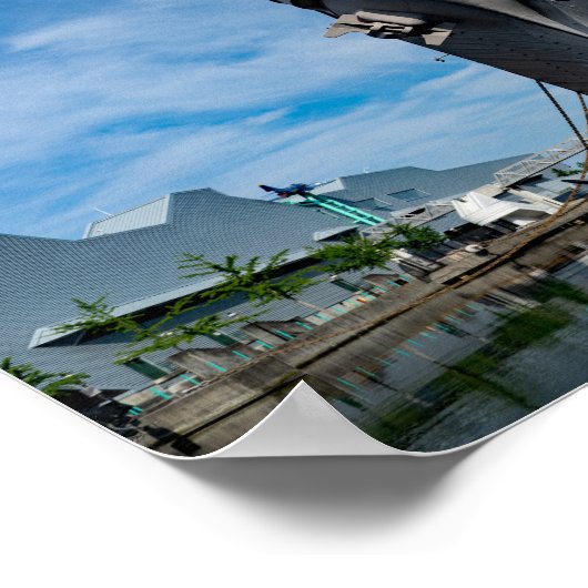 Batleship USS Wisconsin BB-64 Dead Ahead Poster (Hoek)