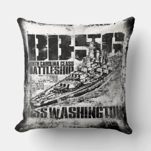 batleship Washington Pillow Kussen