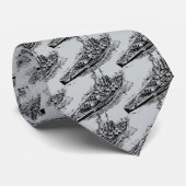 Batleship Washington Sjablonen WT Stropdas (Opgerold)