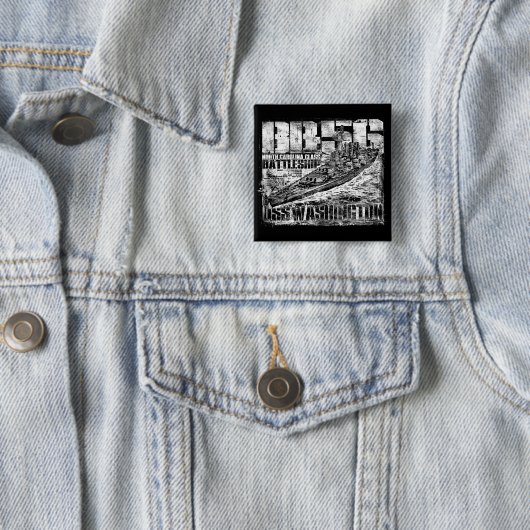 Batleship Washington Square Button (In situ)