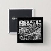 Batleship Washington Square Button (Voorkant /achterkant)