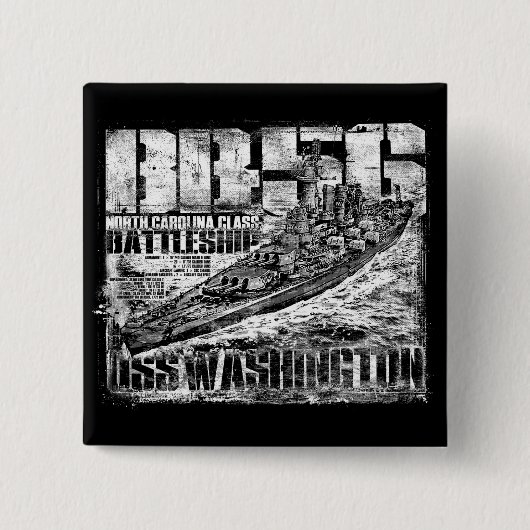 Batleship Washington Square Button (Voorkant)