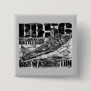 Batleship Washington Square Button