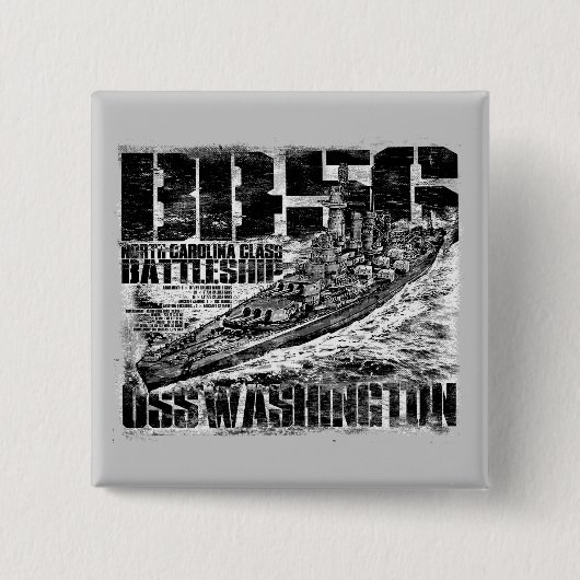 Batleship Washington Square Button (Voorkant)