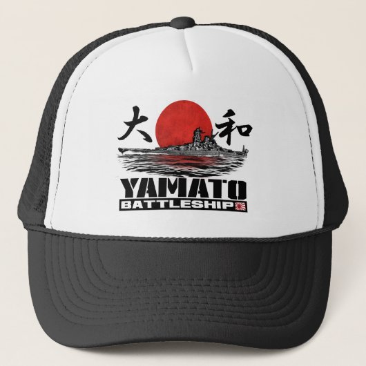 Batleship Yamato Trucker Hat Trucker Hat Trucker Pet (Voorkant)