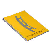 Bat'leth Spiraal Notebook Notitieboek (Rechterzijde)