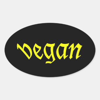 Batm- Vegan bumper Sticker Blad