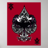 Batman Ace of Spaces Gothic Crest Poster (Voorkant)