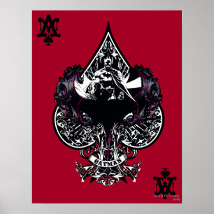 Batman Ace of Spaces Gothic Crest Poster