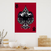 Batman Ace of Spaces Gothic Crest Poster (Keuken)